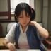 蓝导航编辑部主编林晓蓝，女性，短发，专业形象，白色背景